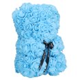 thumbnail image 3 of Oso de flores, oso en forma de rosa de 25 cm Oso de flores artificiales Oso en forma de rosa construido para el futuro, 3 of 8