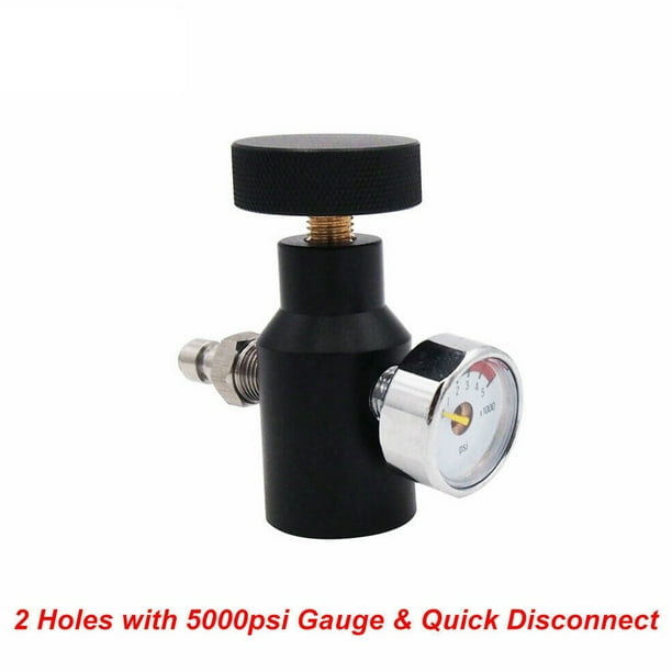 Paintball CO2 Adapter Air Regulator Fill Station Remote On Off 3000psi
