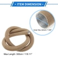 thumbnail image 6 of Unique Bargains 1 Pc Car Heater Duct Pipe 42mm ID 300cm Max L Warm Air Ducting Hose Car Truck RV Bus Van Boat Aluminum Foil Brown, 6 of 6