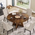 thumbnail image 3 of Round Dining Table Wood Kitchen Table for Dining Room, 47" Dinning Room Tables for 4 Adult, 3 of 7