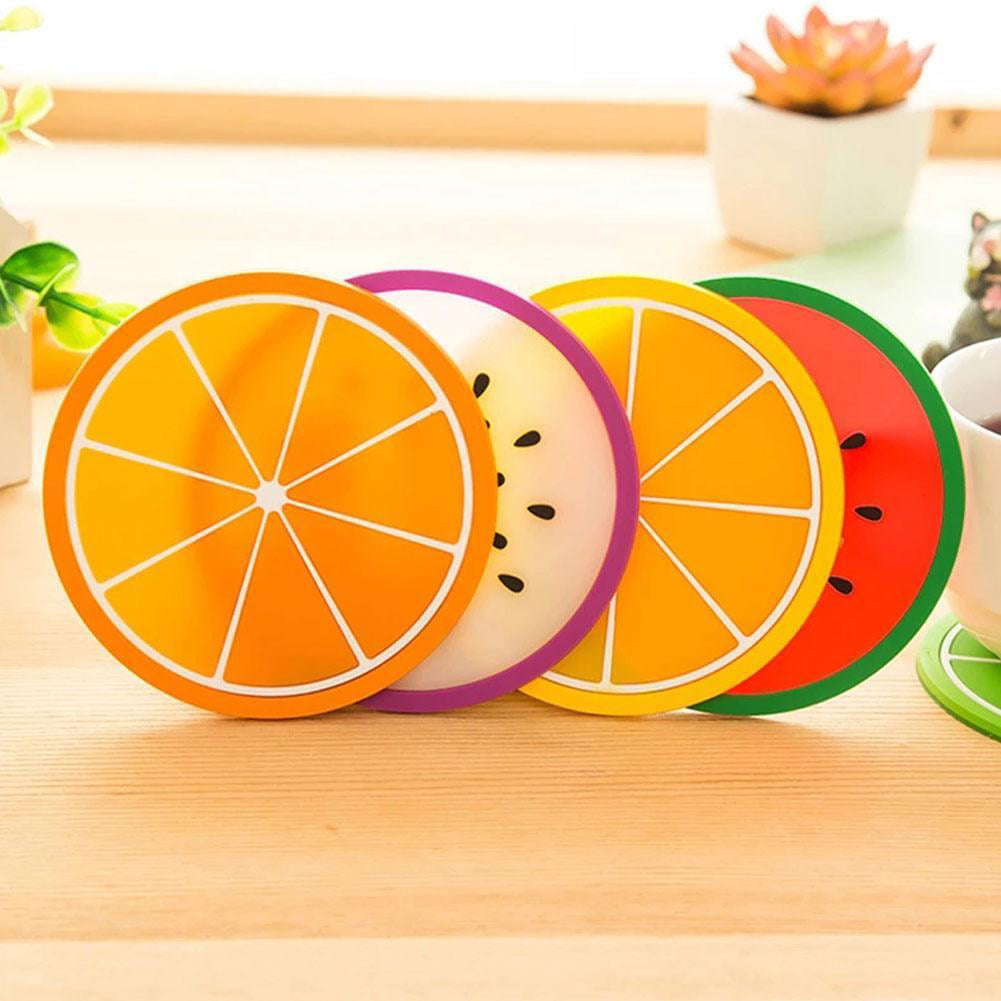Details about   1x Fashion Fruit Coaster Cup Drink Holder Mat Tableware Pads Coffee HOT V5K2 