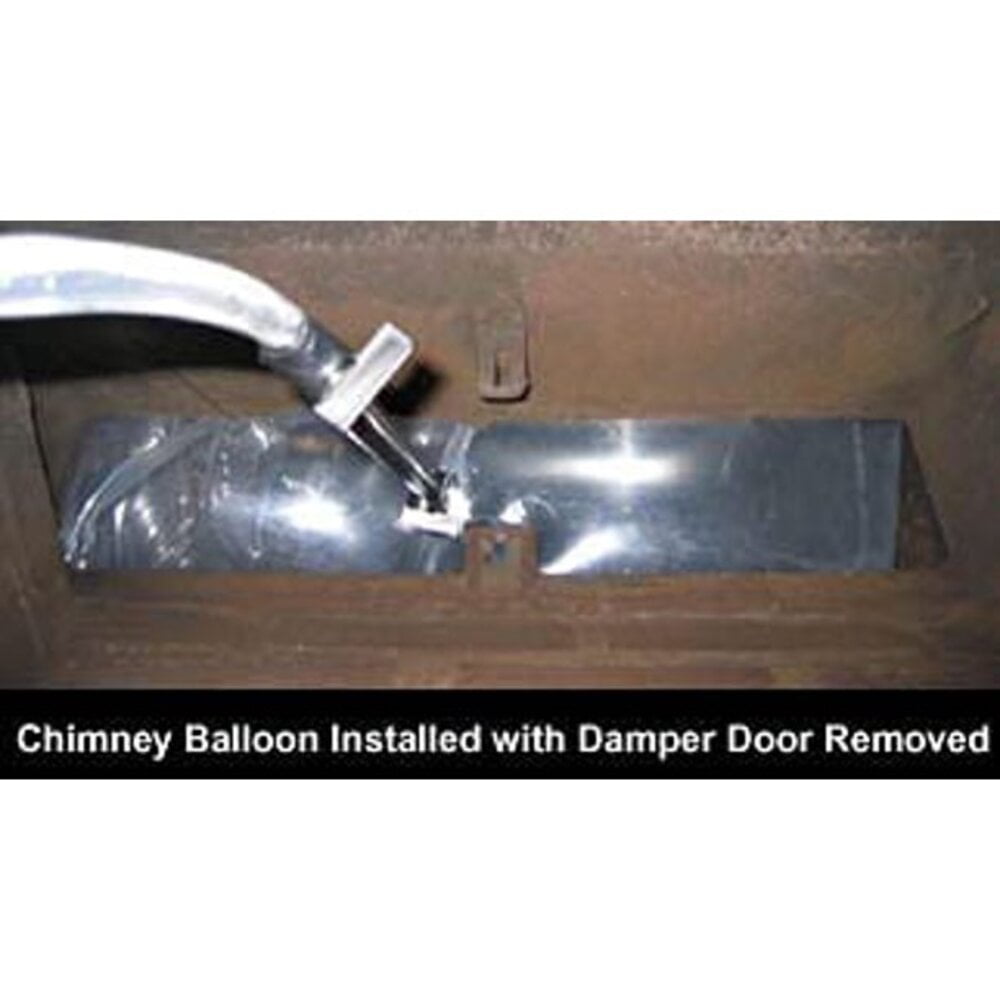 Chimney Balloon Fireplace Draft Stopper - 12 inch x 12 inch Balloon