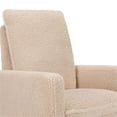 thumbnail image 2 of Pemberly Row Modern Polyester Pillowback Swivel Glider in Chai Shearling, 2 of 5