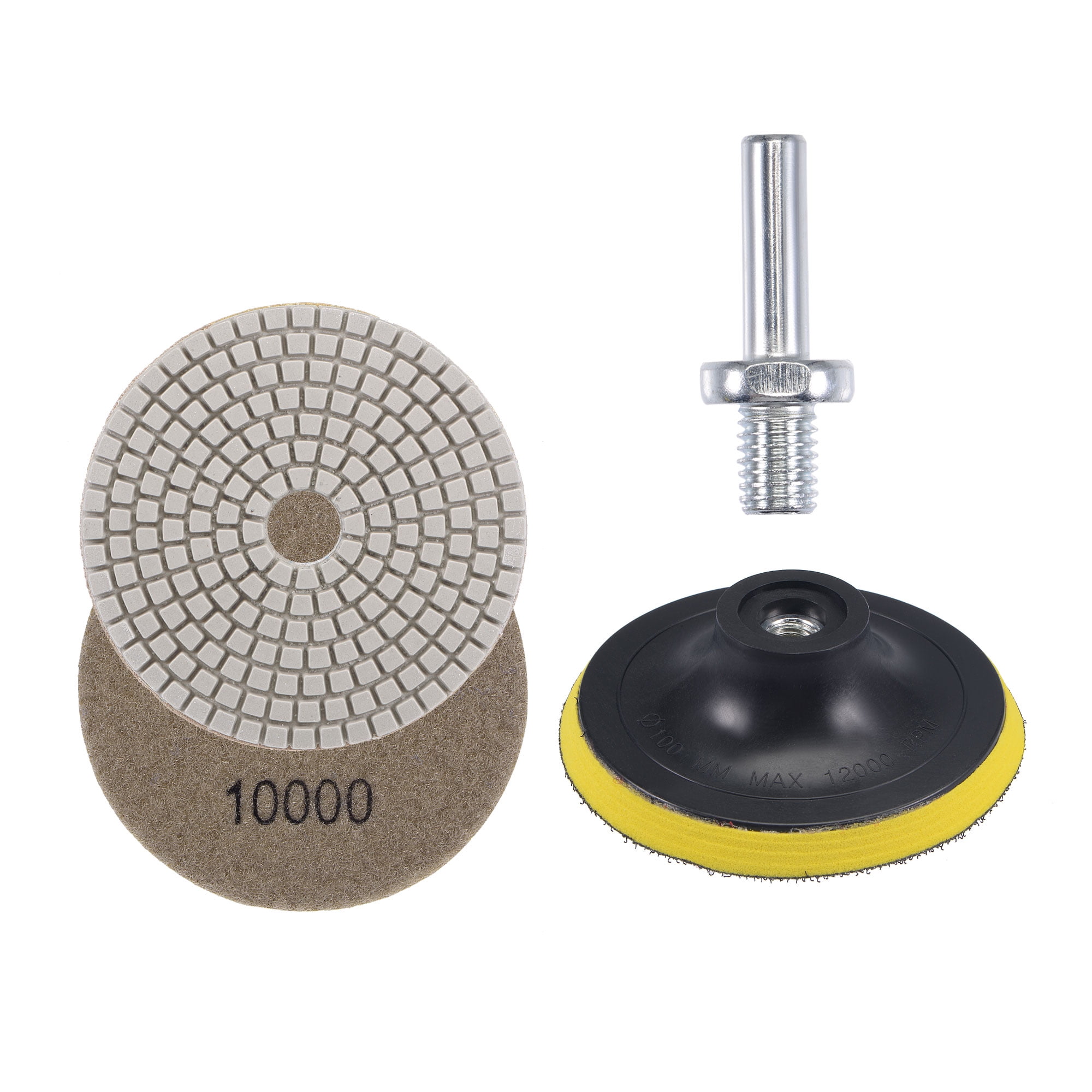 10000 Grit 3” Metal Bond Diamond Polishing Pad for Concrete Floor 