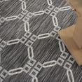 thumbnail image 6 of Nourison Garden Party GRD02 Indoor/outdoor Area Rug - Charcoal 7'10" x round, 6 of 9
