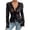 A-Black140, variant on Lace Blouse For Women V Neck Tie Front Ruffled Top Sheer Romantic Going Out Shirt