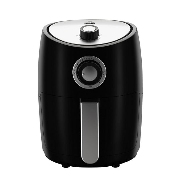 Emerald Compact Air Fryer 1000 Watts with Rapid Air Technology 2.0L with Slide Out Pan & Basket