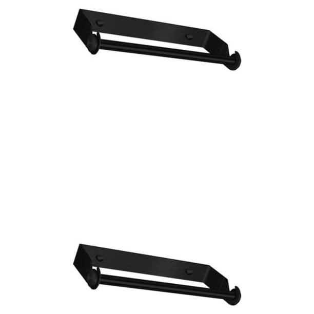 Advancent Paper Towel Holder Wall Mount Toilet Hanger Towel Paper Rack Roll 2piezas Negro