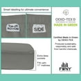 thumbnail image 6 of 500 TC Dark Grey King Size Sheet Sets By Fisher West New York, 6 of 7