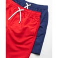 thumbnail image 3 of Quad Seven Boys' Swim Trunks - 2 Pack Basic Solid Quick Dry Board Shorts Bathing Suit (8-18), 3 of 7