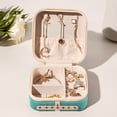 thumbnail image 6 of Easter Travel Portable Jewelry Organizer: Square Jewelry Box Storage Case and Display for Rings, Earrings, Necklaces, Bracelets, and More - Suitable for Girls and Women, 6 of 6