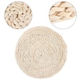 thumbnail image 1 of Filfeel Coussin de Sol, Style Japonais Rond Tatami Coussin de Sol Tissé à la Main Pouf de Sol pour Méditation Yoga, Coussin Rond, 1 of 8