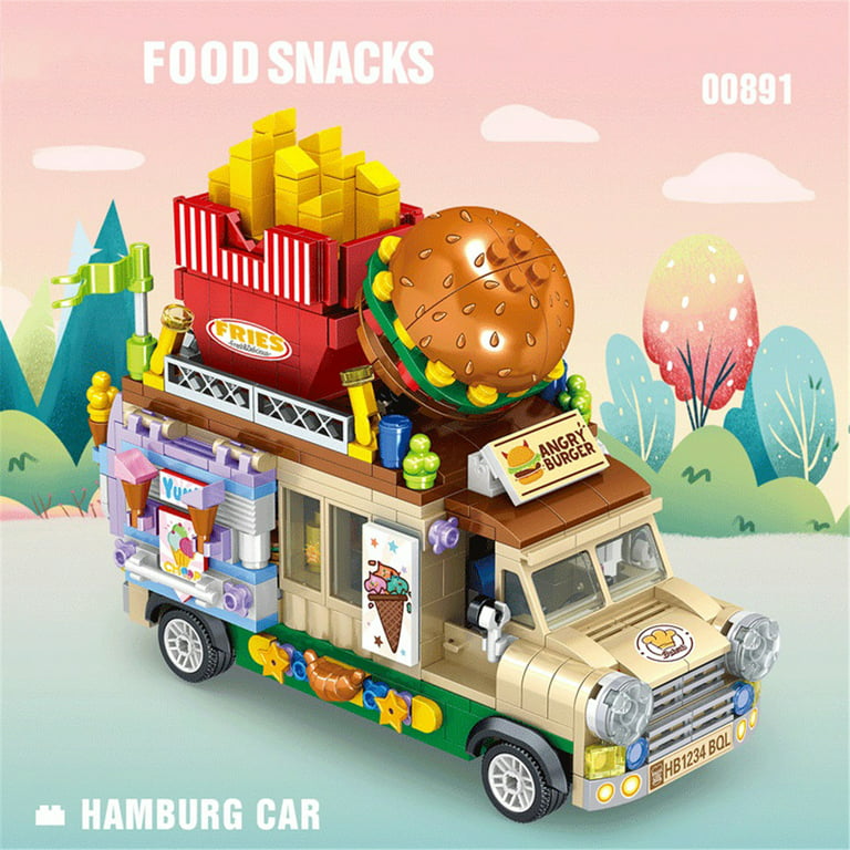 4pcs Random Style Assembled Building Block Car Toys, Suitable For Birthday  Gifts, Party Favors, Christmas Stocking Stuffers