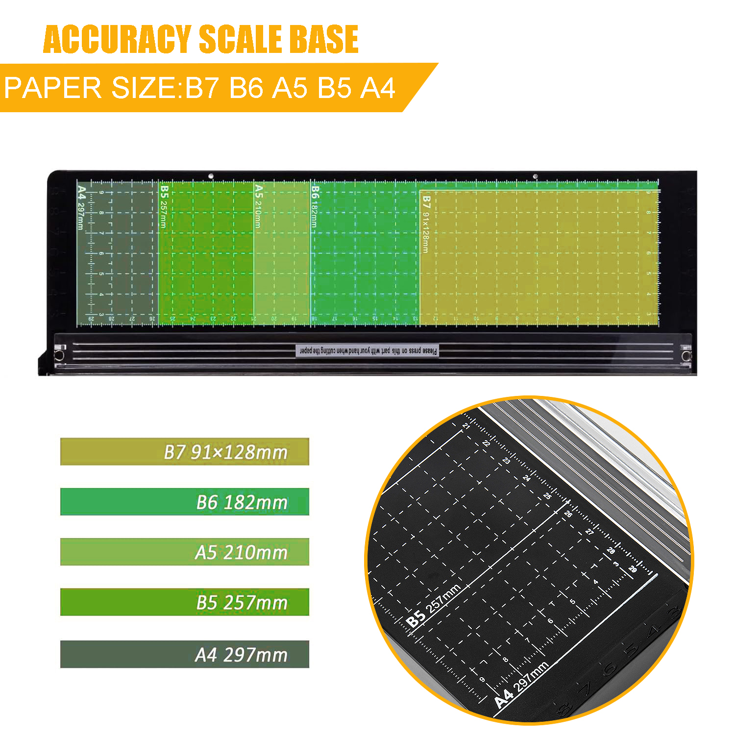 Paper Cutter 12 Inch, Guillotine Paper Cutter with 8 Sheet Capacity, Heavy Duty Paper Cutter for Cardstock, Paper Trimmer for Crafting, Classroom and Office