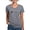 Gray, variant on - Phi Sigma Pi Black Shield With Wordmark T Shirt - Women's V-Neck Dark T-Shirt