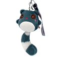 thumbnail image 1 of Long Tail Raccoon Plush Doll Pendant Key Holder Keychain Bags Decoration heqiyong LED, 1 of 2