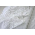 thumbnail image 2 of White Hollowed Out Lace Battenburg Lace Flat Sheet 100% Cotton Top Sheet Queen Size 1 Piece, 2 of 9