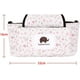thumbnail image 4 of Bolsa organizadora universal de nailon JanHm para cochecito de bebé gran capacidad flor rosa, 4 of 5