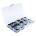 thumbnail image 3 of 320pcs M2 Nylon Male to Female Hex Spacers Screw Nut StandOff Assortment Kit, 3 of 8