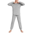 thumbnail image 1 of RXMEKW Girls Long Sleeve Tops, Solid Color Set for 5-14 Years, 1 of 9