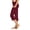 Wine, variant on QHFBli Capri Pants for Women High Waist Workout Yoga Pants with Pockets Tummy Control Leggings Crop Straight
