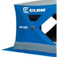 Clam Bigfoot XL2000 45 Person Outdoor Portable Pop Up Ice Fishing
