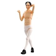 Angle View: figma egashira 2:50 white tights ver. (non-scale abs & pvc painted action figure) (japan import) by freeing