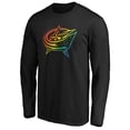 thumbnail image 2 of Men's Black Columbus Blue Jackets Team Pride Logo Long Sleeve T-Shirt, 2 of 3