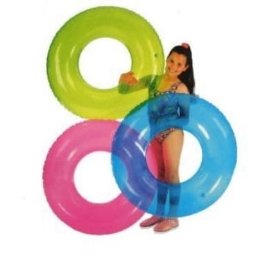 Intex, 43227-2120 Pack of 3: 30" Transparent Tubes, Colors May Vary, Multi