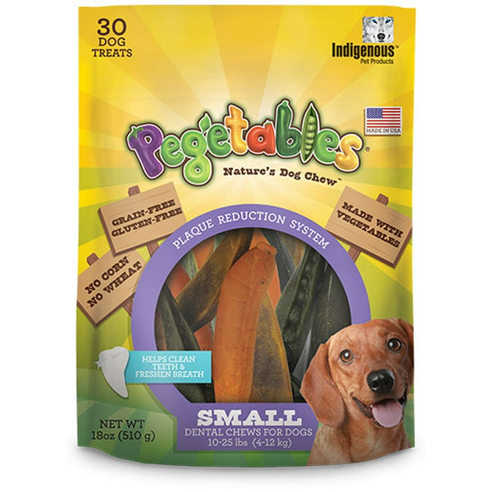 Indigenous? Pegetables® Small Dental Chews for Dog 8.7 Oz