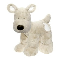 Teddykompaniet Teddy Cream XL Plush Dog | Grey