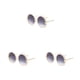 thumbnail image 2 of Guardurnaity Gafas de sol clásicas de perlas adecuadas para cualquier ocasión Gafas de sol redondas Marco de PC Protección Marco dorado Gris Type1 NO1, 2 of 6