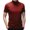 Burgundy, variant on CHICTRY Mens Slim Fit Casual T-shirt Top Short Sleeve Undershirt