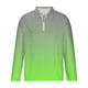 thumbnail image 4 of Blusa y camisa de manga larga con cuello vuelto para hombre, blusa informal con cremallera y estampado sin localización, blusa para hombre, 4 of 4