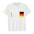 thumbnail image 4 of WEAIXIMIUNG Chemise Fille 2T 2024 Coupe d'Europe pour Enfants Mode Équipe Imprimée Manches Courtes Col Rond T-Shirt 1, 4 of 4