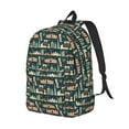 thumbnail image 2 of Daiia UAE Travel1 1 Vintage Canvas Backpack for Men and Women ,Hiking Backpack,Travel Laptop Bag for School,Large Capacity Backpack-Medium, 2 of 8
