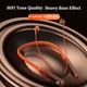 thumbnail image 3 of Neckband Bluetooth Headphones Led Digital Display Wireless Bluetooth Neckband Headset Sport Sweatproof Stereo Earphones (Orange), 3 of 9