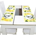 thumbnail image 4 of Ryvnso Placemats Set of 4 Watercolor Lemon Leaves Dining Mats Heat-Resistant Non-Slip Washable Table Mat, 4 of 8