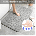 thumbnail image 2 of Tapete Baño Ultra Suave Antideslizante Absorbente De Agua Xtellar gris, 2 of 4