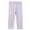 Purple, variant on Annhoo Girls Capri Leggings Casual High Waisted Compression Trousers Seamless Sports Stretchy Tight Pants