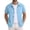 Sky Blue, variant on Mens Shirts Short Sleeve, Mens Short Sleeve Button Down Shirts Casual Seersucker Textured Cotton Shirt Summer Vacation Beach Shirts