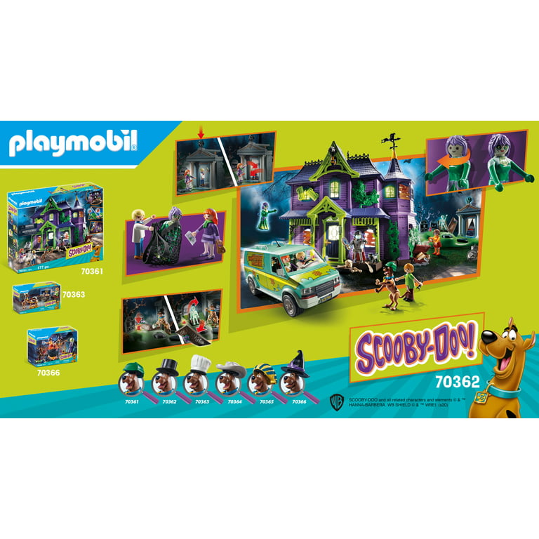 PLAYMOBIL SCOOBY-DOO! Adventure in the Cemetery Playset 