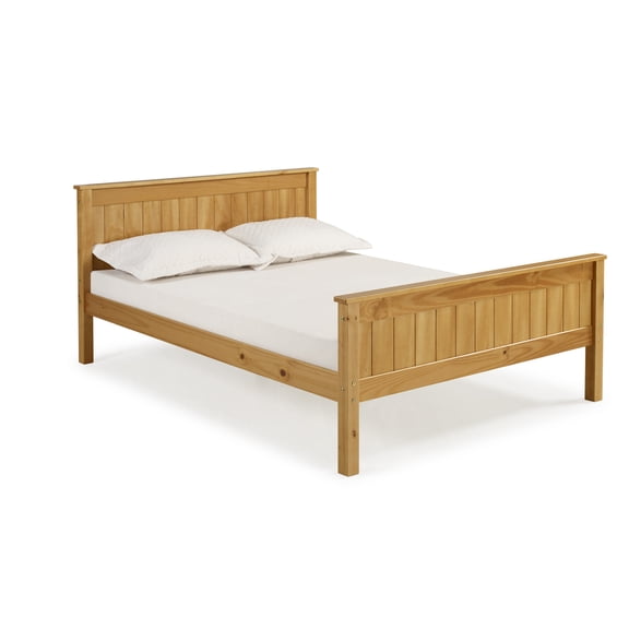 Alaterre Furniture Harmony Full Bed, Sturdy Pine Construction, Includes Headboard, Footboard, Side Rails, Ideal for Kids Bedroom, Cinnamon