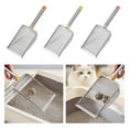 thumbnail image 4 of Stainless Steel Fine Mesh Cat Litter Scoop Easy To Clean Non-Stick Shovel For Reptiles Sand Efficient Durable Litter Scoop, 4 of 10