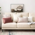 thumbnail image 2 of Pack of 2 Velvet Throw Pillow Covers Pompom Decorative Pillowcases Solid Soft Cushion Covers with Poms Square for Couch Sofa Bedroom Car 18x18inch Dark Green, 2 of 6