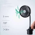 thumbnail image 3 of Car Cooling Fan, Efficient 3 Speeds Adjustable USB Car Fan Air Circulation 360 Degree Rotation  For Bus For Trucks, 3 of 8