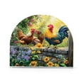 thumbnail image 2 of Qxltty Beautiful Rooster Acrylic Napkin Holder Set of 1 Transparent Dining Table Kitchen Cafeteria Home Decor 4.1x4.9x1.97in, 2 of 9