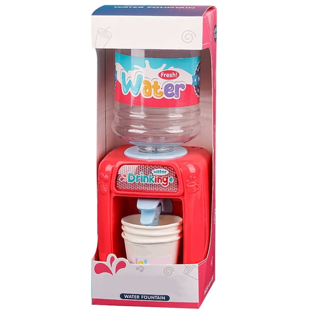 Kitchen Playset Drinking Fountain Realistic Pretend Play Toy Kitchen Toy for Kid