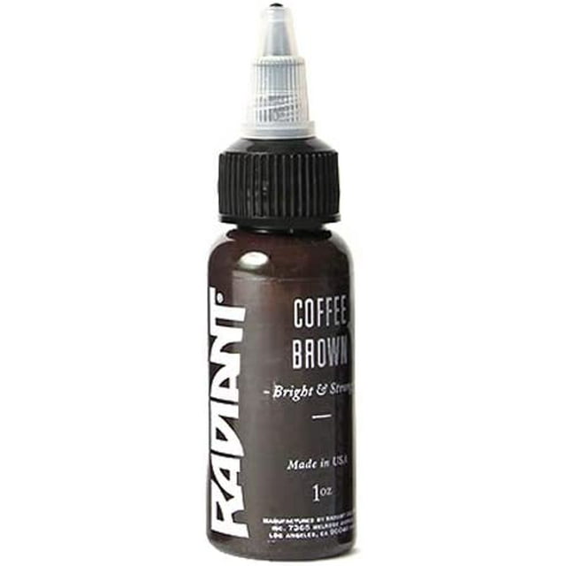 Radiant Encre à Tatouage - Brun Café 1/2 Oz