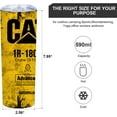 thumbnail image 4 of Unique Gifts For Men - Alfaro Yellow CAT 1R 1807 Engine Oil Filter Skinny Tumbler with Lid, Stainless Steel Double Wall Cups, Insulated Travel Coffee Mug, 4 of 6